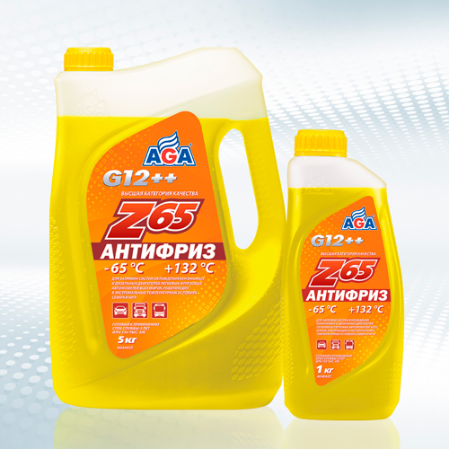 Желтый антифриз AGA-Z65 G12++