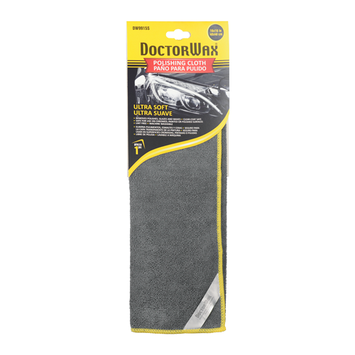 Микрофибра для очистки и полировки кузова автомобиля, 40х40 см DoctorWax DW9915S